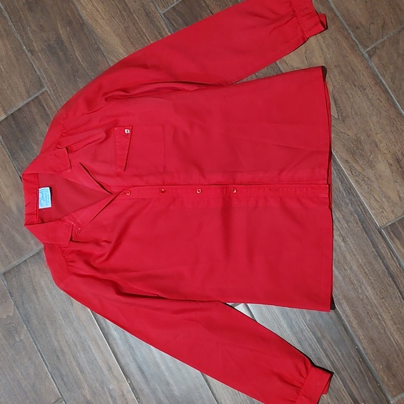 Tops - Ship n shore pink button down blouse pocket